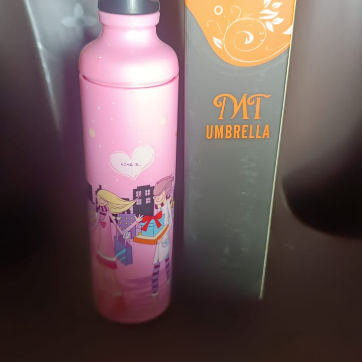 4 Fold Foldable Bottle Summer Umbrella For On-the-go (1 Pc  Mix Color)
