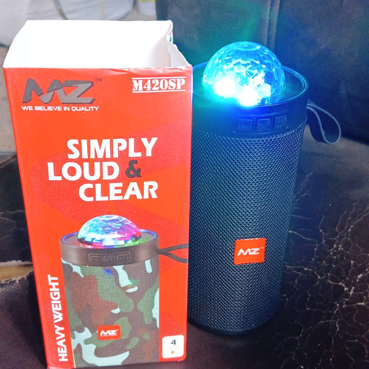 3d Disco Light Sound Bluetooth Speaker (1 Pc)