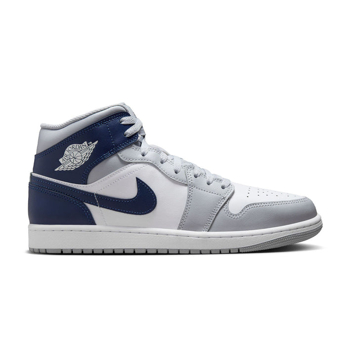 Jordan 1 Mid 'Wolf Grey/Midnight Navy'