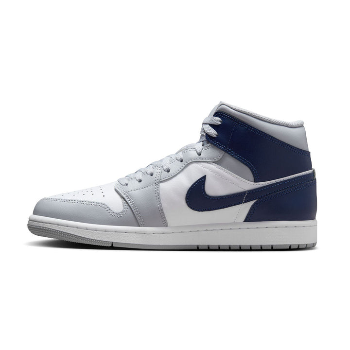 Jordan 1 Mid 'Wolf Grey/Midnight Navy'