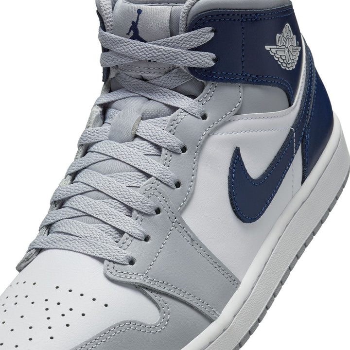 Jordan 1 Mid 'Wolf Grey/Midnight Navy'