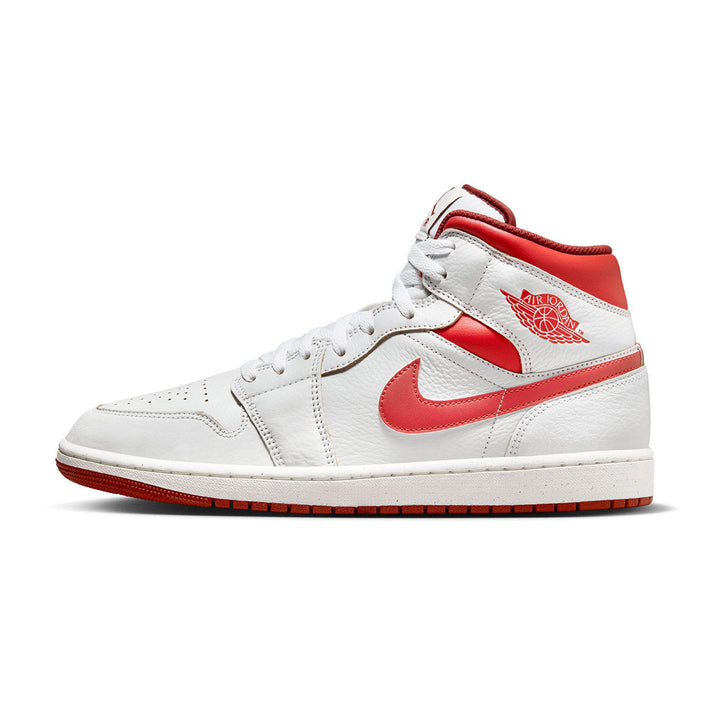 AIR JORDAN 1 MID SE 'White/Dune Red'