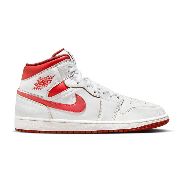 AIR JORDAN 1 MID SE 'White/Dune Red'