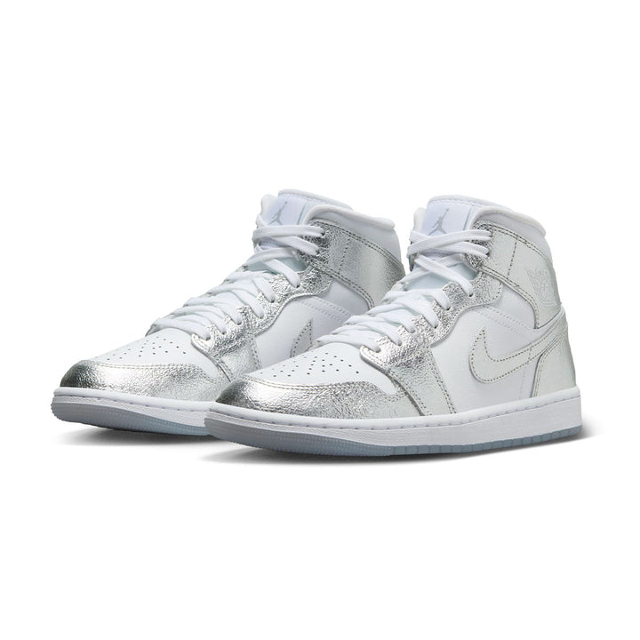 Wmns Jordan 1 Mid SE 'Metallic Silver'