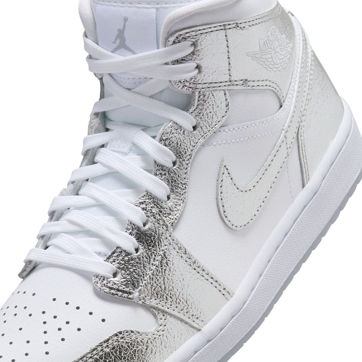 Wmns Jordan 1 Mid SE 'Metallic Silver'
