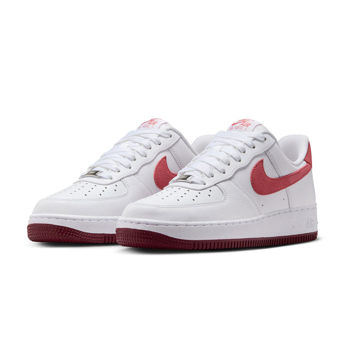 WMNS Air Force 1 '07 'WHITE/ADOBE-TEAM RED'