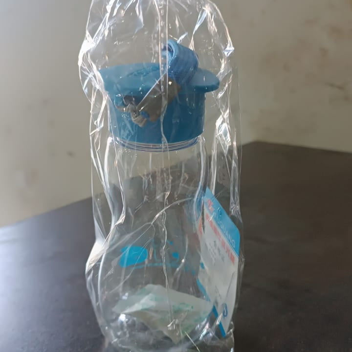 Transparent Travel Portable Water Bottle With Carry Straps (280 Ml  1 Pc)