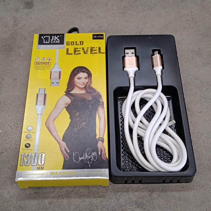 2.4a Fast Charging For Android Micro Cable (1300 Mm)
