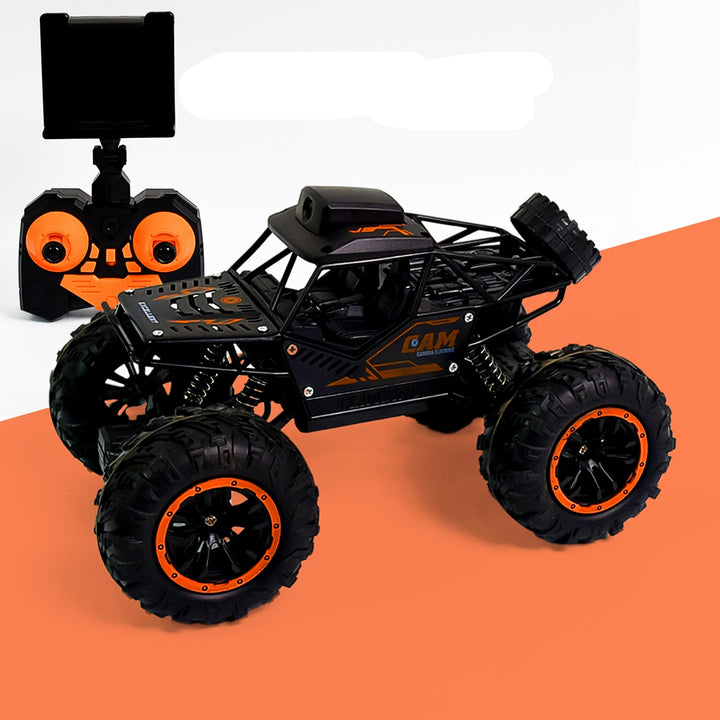 17901 Remote Control Car With Camera Off-road Remote Control Truck Monster Trucks For Boys 8-12 Birthday Gift For Kids Adults Gift For Boys And Girls Hd Camera Rock Crawler Monster Truck Toy