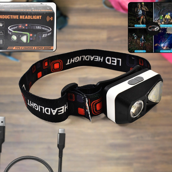 Ultra Bright Head-mounted Flashlight
