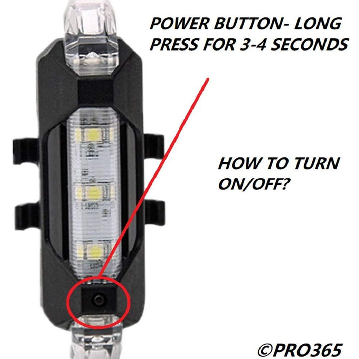 1560 Rechargeable Bicycle Front Waterproof Led Light (White)