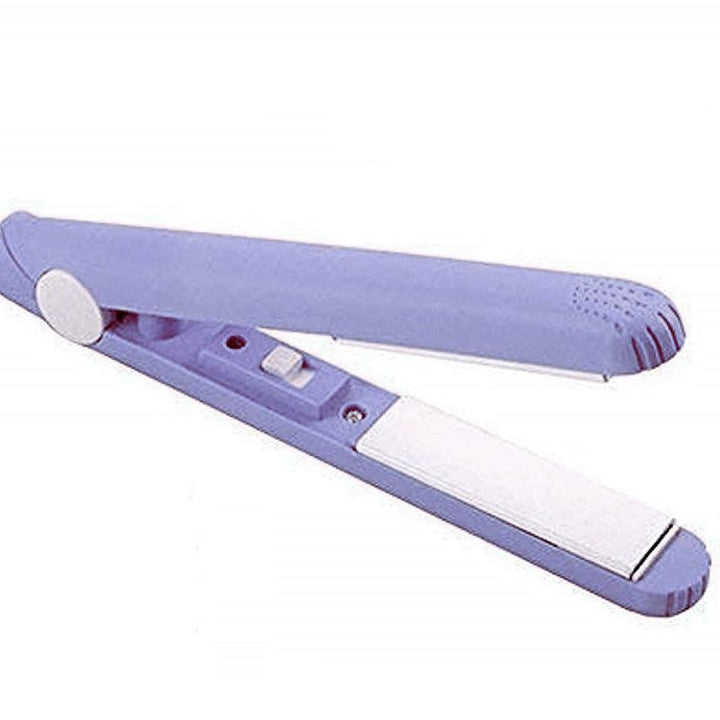 1215 Mini Portable Electronic Hair Straightener And Curler