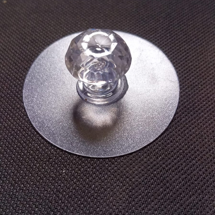 17798 Clear Cabinet Drawer Knobs  Hook Diamond Crystal Shaped Pulls Handles For Wardrobe Kitchen Cupboard Bathroom Dresser Furniture Door Window (1 Pc)