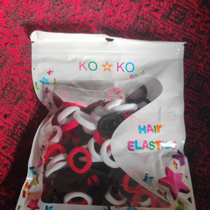 Small Hairbands Bands For Hair Rubber Bands (Pack Of 50  Multicolour)
