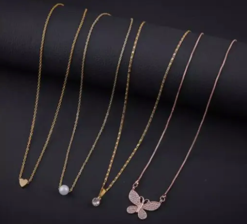 Shimmering Beautiful necklace combo for women And girls