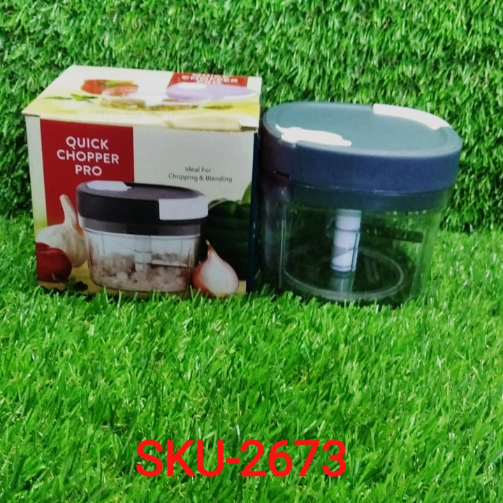 2673 Handy Chopper And Slicer Used Widely For Chopping And Slicing Of Fruits Vegetables Cheese Etc. Including All Kitchen Purposes