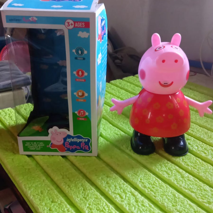 17926 Pig Children Play Toy Pretend Play Toy Fun Gift For Kids Movable Hands Legs Pig Pretend Play Toy Set For Kids Children With Soft Rubber Material (1 Pc  Battery Not Included)