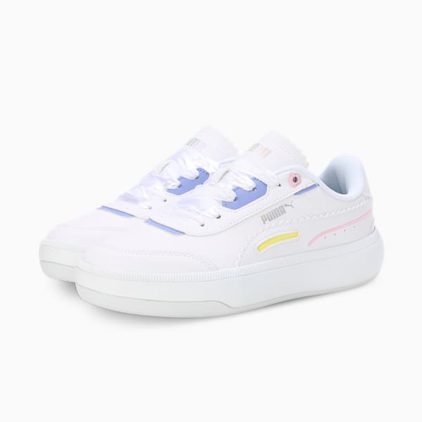 Puma Tori Pixie Res PUMA White-Lavendar Pop-P Women's Lifestyle Shoes-40112201