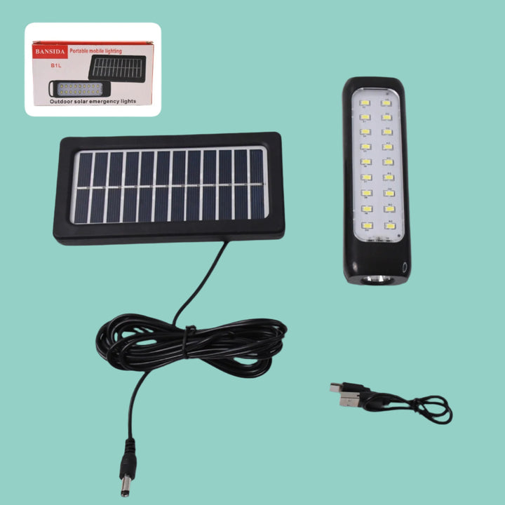 3 Modes Outdoor Indoor Hanging Solar Light  Small 18led  1 Big Led