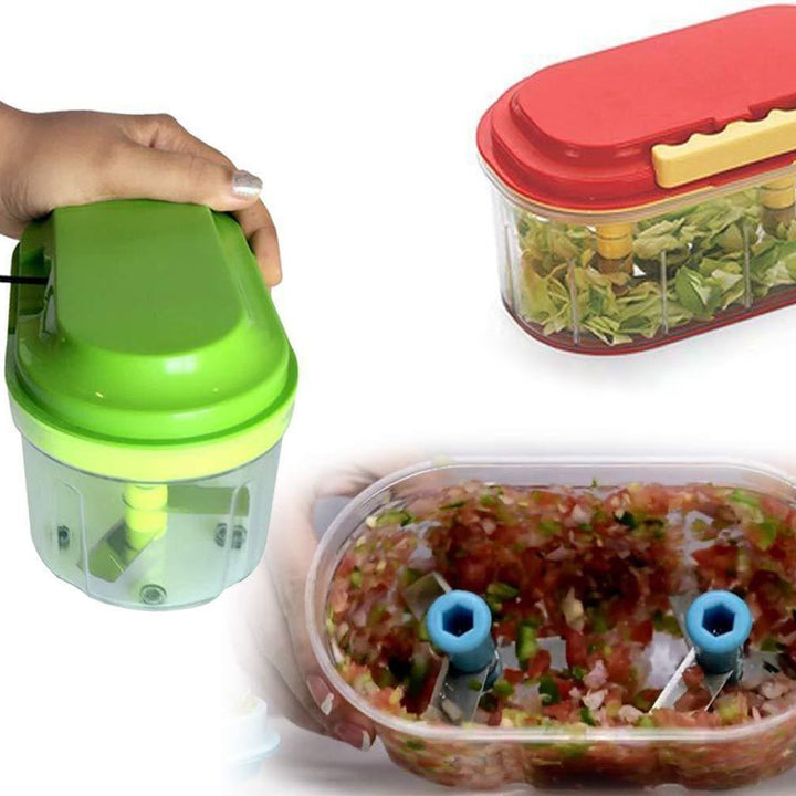 0071 Plastic Vegetable Chopper  (1000 Ml)