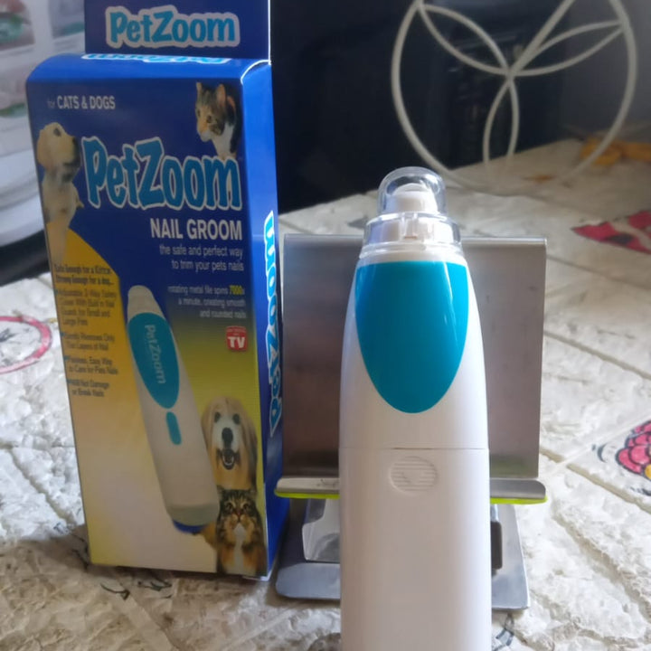 12708 Electric Pet Nail Paw Trimmer Clipper For Dogs And Cats Nail Grinding Trimmer Cordless For Dogs  Cats (1 Pc  Battery Not Included)