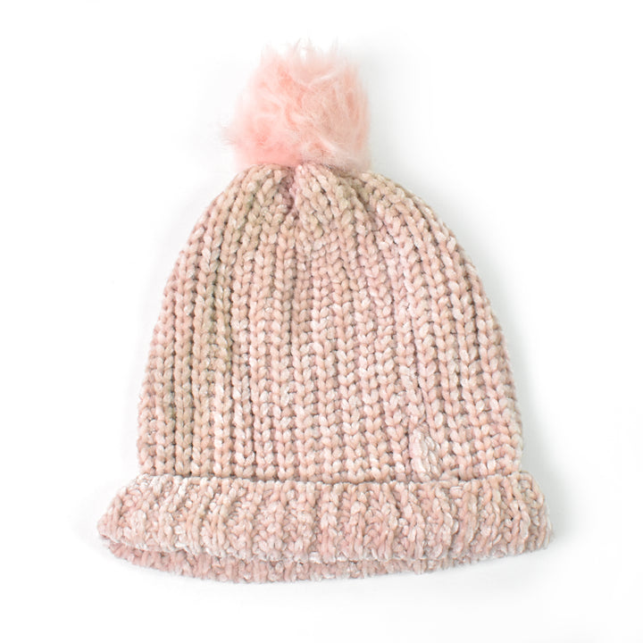 Soft Winter Cap Woolen Inside Fur Beanie Cap (1 Pc  Mix Design  Color)