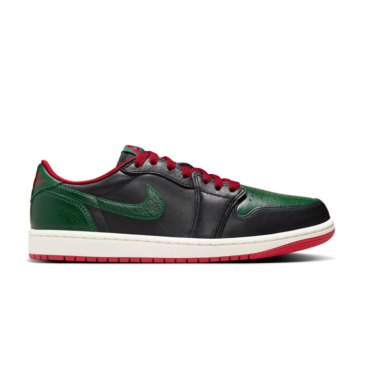 Wmns Jordan 1 Retro Low OG 'Black/Gorge Green'