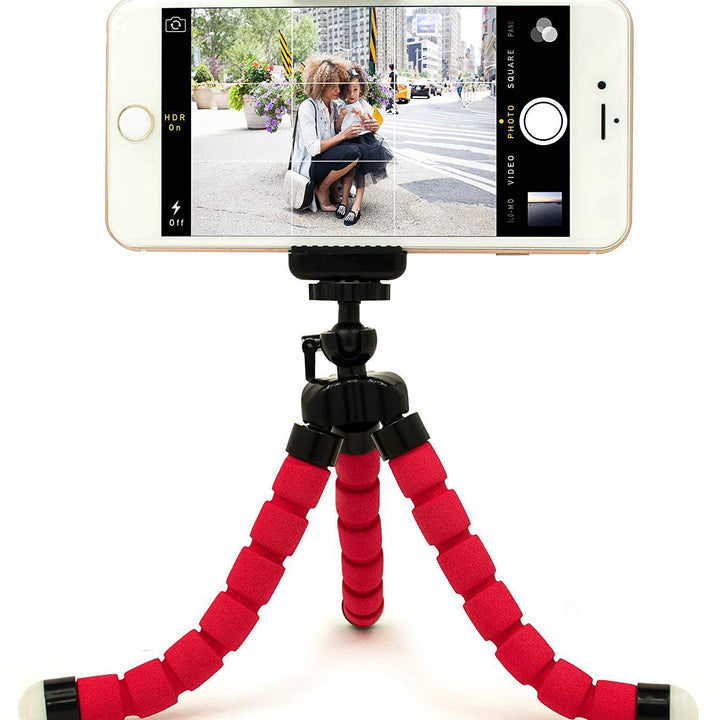 0266 Portable Mini Octopus Tripod Stand With Phone Holder For Live Selfie Mobile Phone Portable And Adjustable Stent