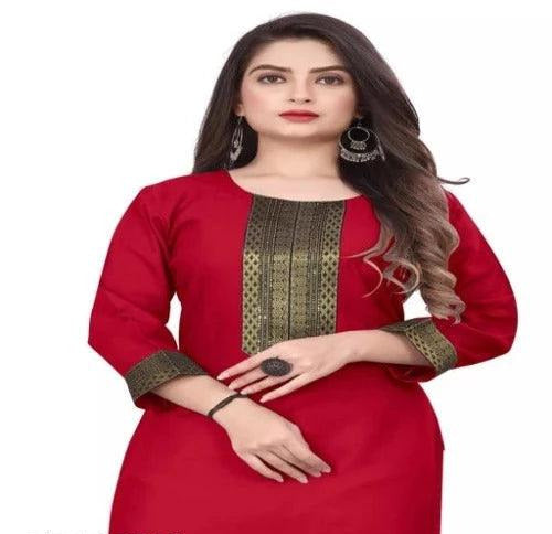 stylelist kurti with work - Springkart 