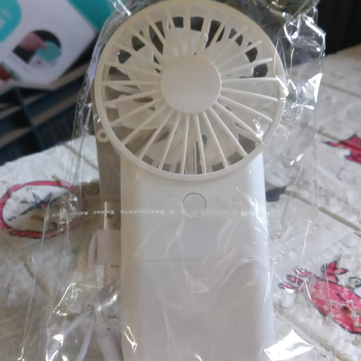 17730 Portable Small Electric Fan Handheld Fan With 3 Modes Usb Rechargeable Mini Student Handheld Class Personal Fan (1 Pc)