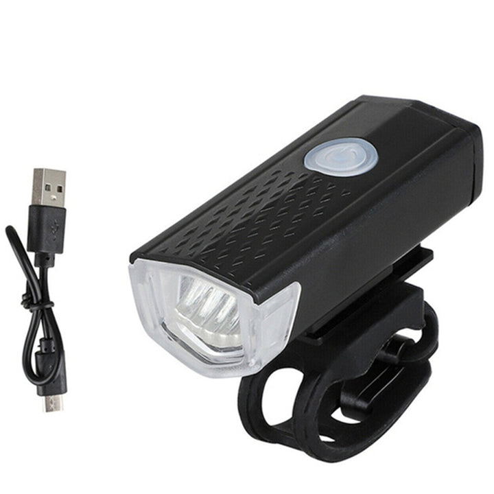 1637 Usb Rechargeable Bicycle Light Set 400 Lumen Super Bright Headlight Front Lights