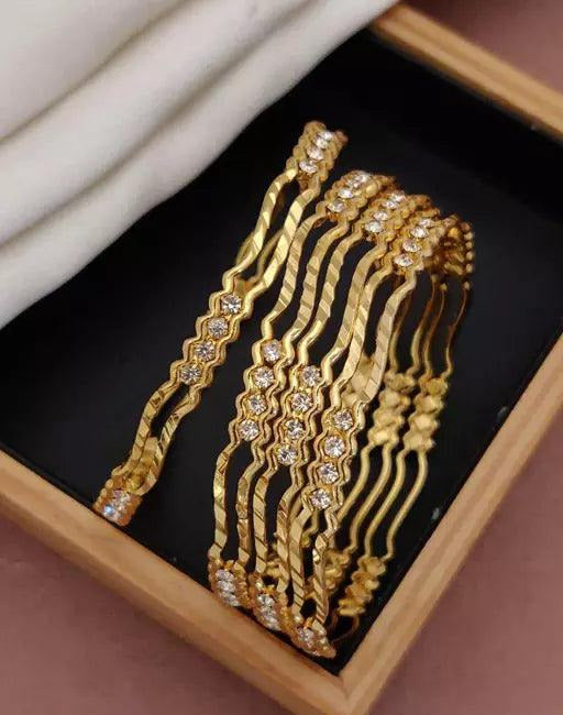 Shimmering Fusion Bracelet & Bangles - Springkart 