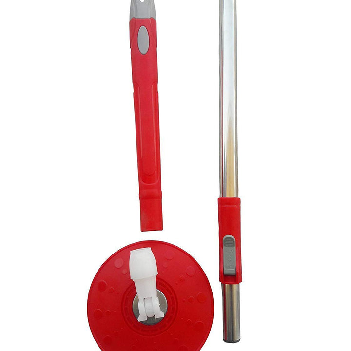 0842 Home Cleaning - Stainless Steel 360 Degree Rotating Pole Microfiber Mop Rod Stick