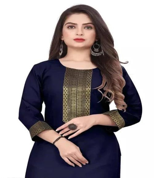 stylelist kurti with work - Springkart 