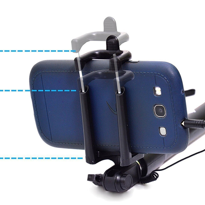 1347 Selfie Sticks Box With Aux Wire For All Smart Phones