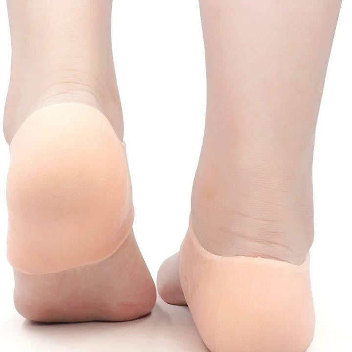 1277 Anti Crack Silicon Gel Heel Moisturizing Socks For Foot Care Men Women (Loose Pack)