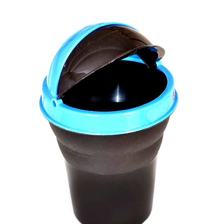 3656 Plastic Car Mini Dustbintrash Bin Dust Case Best For Traveling (Multicolour)