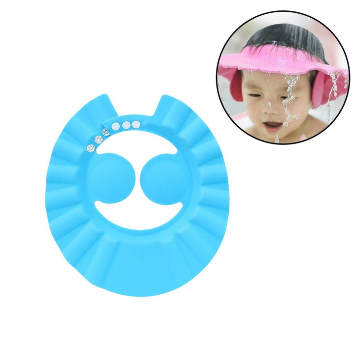0378a Adjustable Safe Soft Bathing Baby Shower Cap