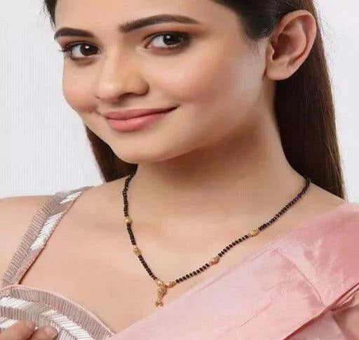 18 INCH Short mangalsutra Necklace for women - Springkart 