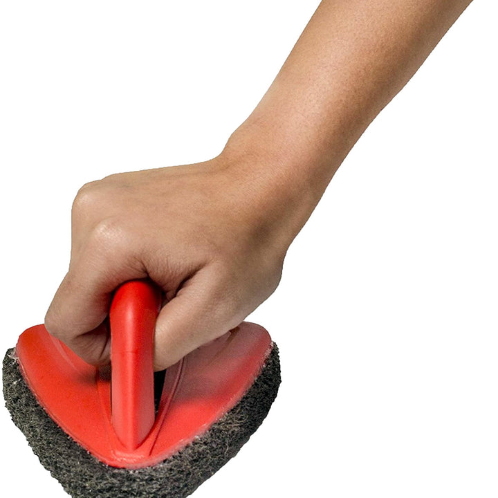 1403 Bathroom Brush With Abrasive Scrubber For Superior Tile Cleaning