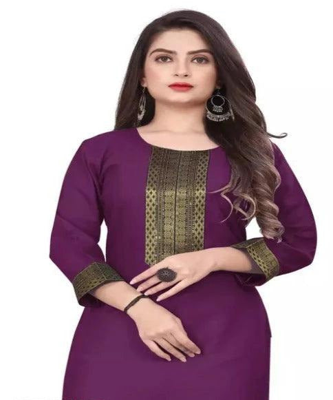 stylelist kurti with work - Springkart 