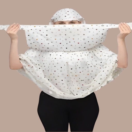 THINKWELL Ready Stiched to wear Long Stylish Scarves&Stoles Cum Mask for Woman or Girl - Springkart 