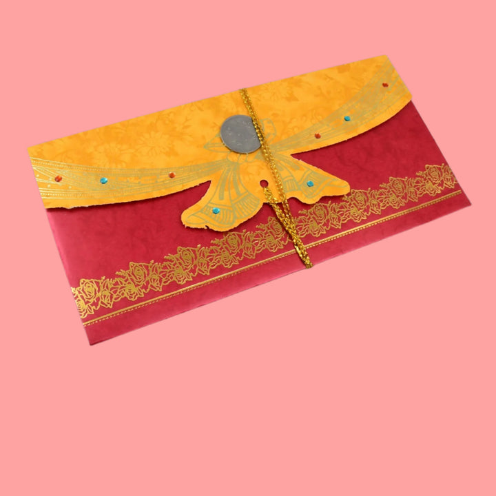 Wedding Gift Card  Cover (1 Pc  Multicolour)