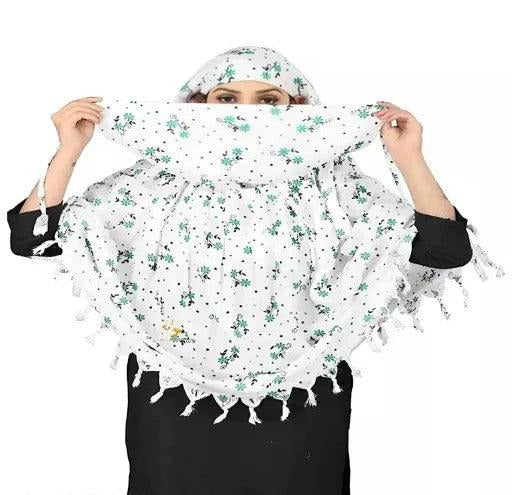 THINKWELL Ready Stiched to wear Long Stylish Scarves&Stoles Cum Mask for Woman or Girl - Springkart 