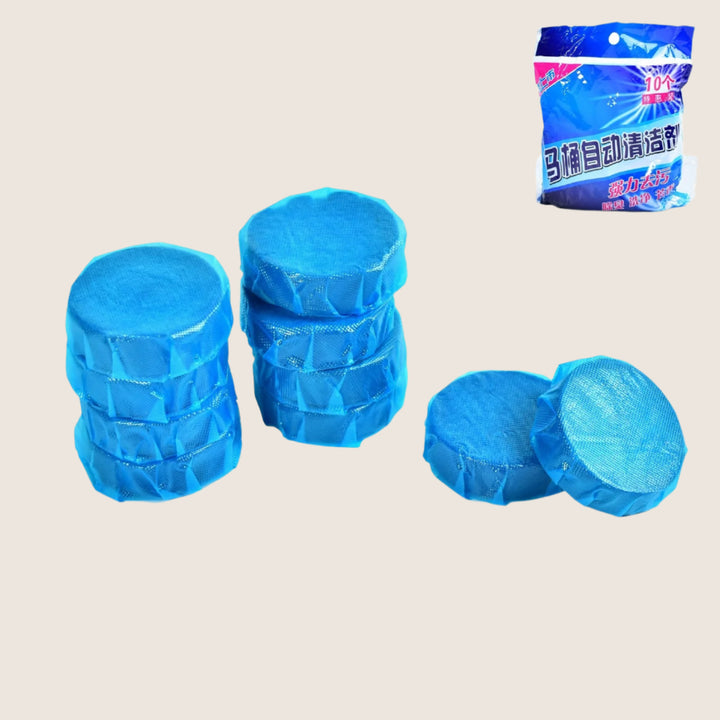 1247 Blue Bubble Toilet Bowring Toilets Toilet Cleaners Powerful Decontamination Durable Bathroom (10pc)