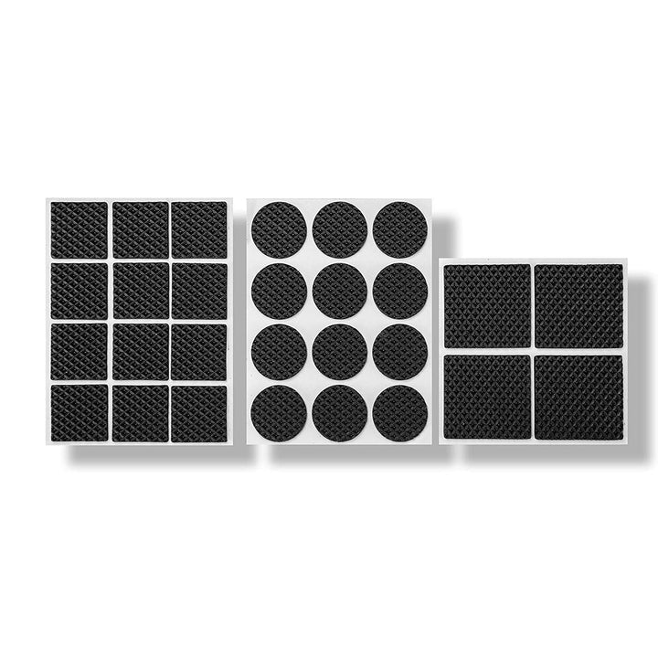 28 Pc Rubber Furniture Pads Self Sticking Non Slip Furniture Noise Insulation Pads