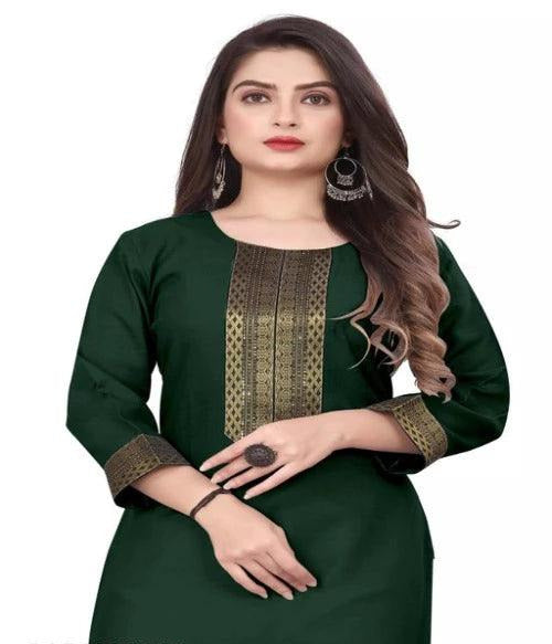stylelist kurti with work - Springkart 