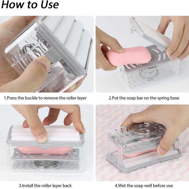 2 In 1 Soap Roller With Case (1 Pc)