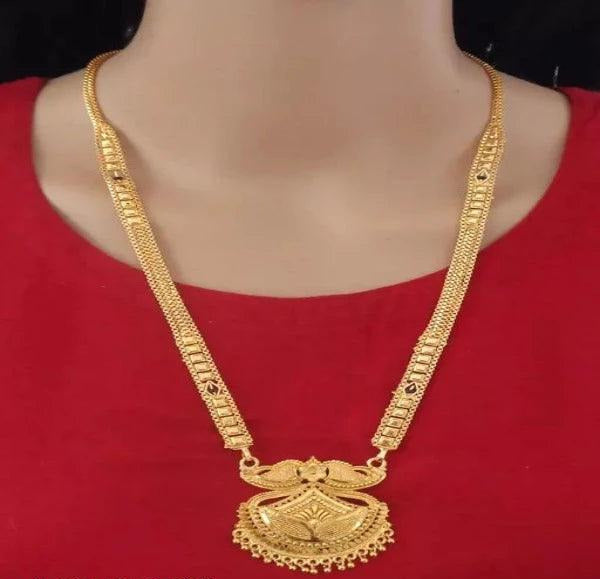 Sungold Jewellers Sylish and Trendy Copper 30 Inch Mangalsutra For Women - Springkart 