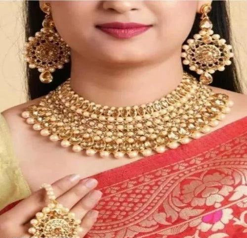 Sukkhi Necklace Set,Jewellery Set,Choker Necklace & Earrings set,Har Sat,Patwa,Jewellery - Springkart 
